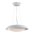thumbnail image 1 of 35075CYSLWT Maxim Lighting Iris-Pendant 1 Light-23.5 Inches wide by 6 inches high-Silver Leaf/White Finish, 1 of 5
