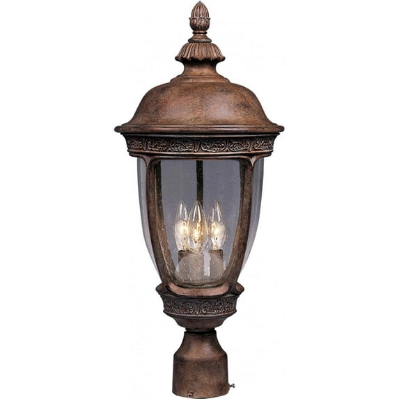 Maxim Knob Hill DC Three Light 28-Inch Outdoor Post Light - Sienna - 3461CDSE