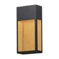 thumbnail image 1 of Maxim Lattice 54804RABK LED Outdoor Wall Sconce Light Fixture - Rattan, Black (OPEN BOX), 1 of 5