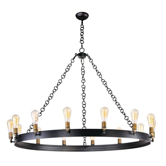 -Fourteen Light Chandelier-50 Inches Wide By 33.5 Inches High Maxim Lighting 26276Bknab