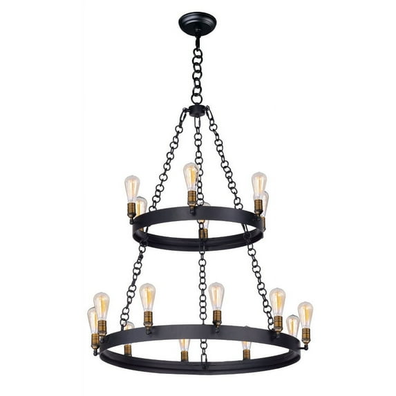 Maxim Lighting - 16 Light Chandelier - Multi-Tier Chandelier - Noble-Sixteen