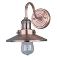 thumbnail image 1 of Maxim Lighting 25080ACP/BUI Mini Hi-Bay 1 Light Wall Sconce, Antique Copper, 1 of 11