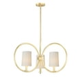 thumbnail image 1 of Maxim Lighting 25293OFNAB Chandeliers Natural Aged Brass Steel/Fabric Meridian, 1 of 4