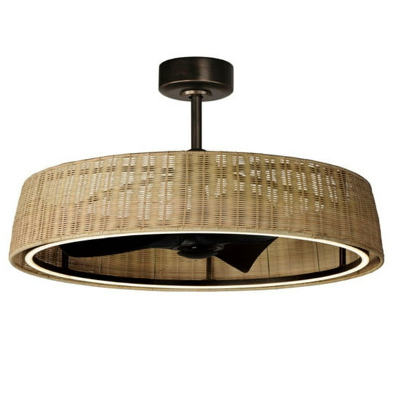 Maxim Lighting 37.75 Inch Bronze LED Indoor Outdoor Ceiling Fan
