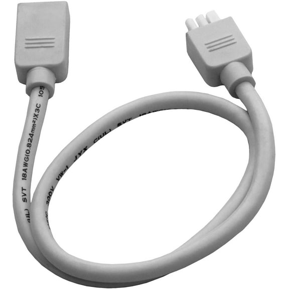 Open Box Maxim Lighting 87857WT CounterMax MXInterLink3 18" Inter link Cord in White,