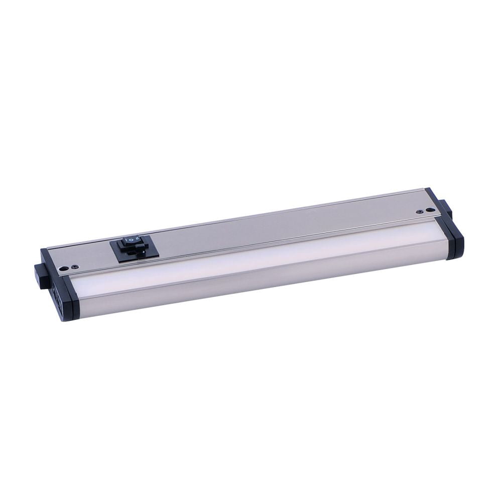 Maxim Lighting 89863SN 12 in. CounterMax 5K 2700-5000K LED Under Cabinet Light, Satin Nickel