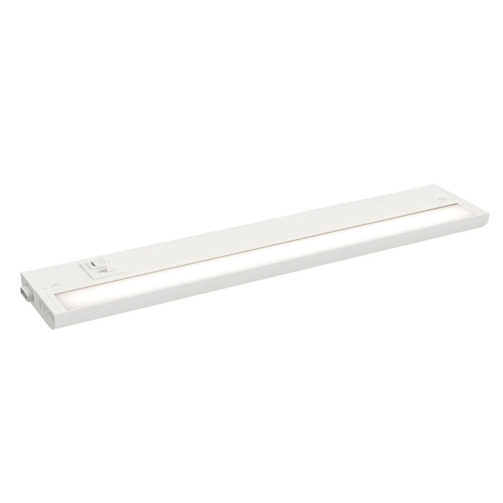 Maxim Lighting 89864WT 18 in. CounterMax 5K 2700-5000K LED Under Cabinet Light, White