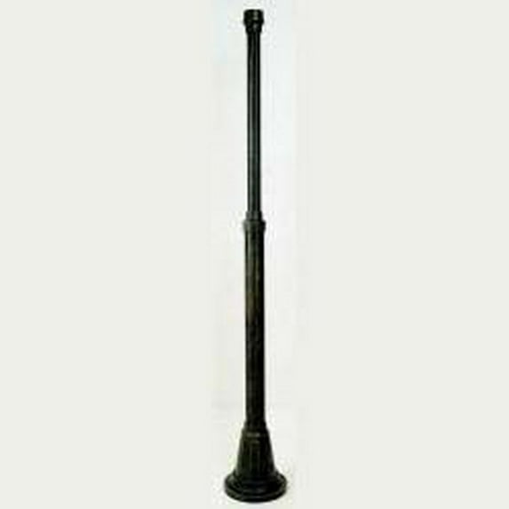 Accessory-Anchor Pole With Photo Cell In Traditional Style-3 Inches Wide By 84 Inches High Maxim Lighting 1092Bk/Phc11