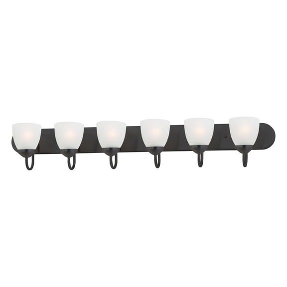 Maxim Lighting - Axis - 6 Light Strip Bath Vanity-7.5 Inches Tall and 48 Inches