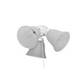 thumbnail image 1 of Maxim Lighting Basic-Max - 12" Three Light Ceiling Fan Light Kit with Wattage Limiter, Matte White Finish with Frosted Glass, 1 of 2