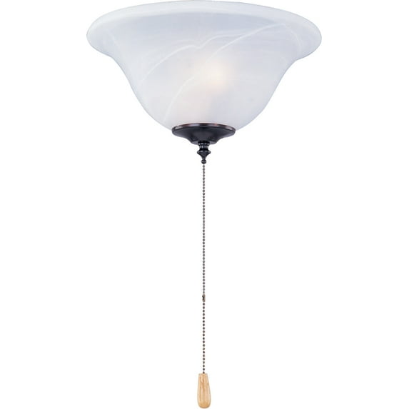 Maxim Lighting Basic-Max - Two Light Ceiling Fan Light Kit with Wattage Limiter, Oil Rubbed Bronze Finish