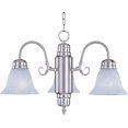 thumbnail image 1 of 91196MRSN-Maxim Lighting-Basics-Three Light Chandelier in  style-21 Inches wide by 14 inches high-Satin Nickel Finish, 1 of 1