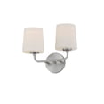 thumbnail image 1 of 12092SWSN Maxim Lighting Bristol - 2 Light Wall Sconce-10 Inches Tall and 13.25 Inches Wide-Satin Nickel Finish, 1 of 4