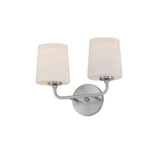 12092SWSN Maxim Lighting Bristol - 2 Light Wall Sconce-10 Inches Tall and 13.25 Inches Wide-Satin Nickel Finish
