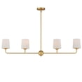 thumbnail image 1 of 12097SWSBR Maxim Lighting Bristol - 4 Light Linear Pendant-10.5 Inches Tall and 48 Inches Long-Satin Brass Finish, 1 of 10
