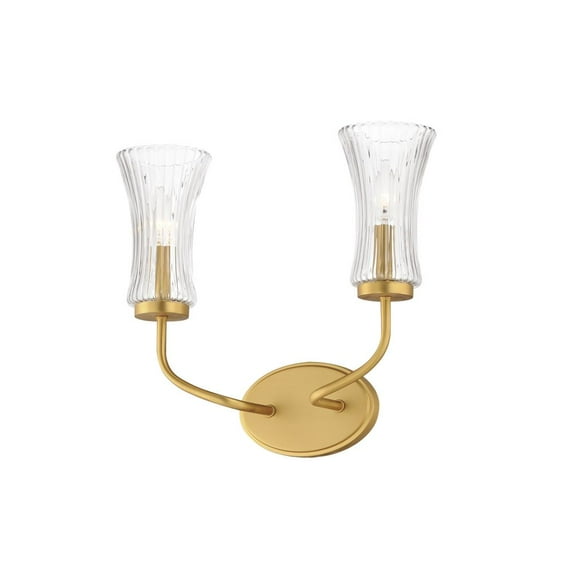 16152CRNAB Maxim Lighting Camelot - 2 Light Wall Sconce-16 Inches Tall and 15 Inches Wide