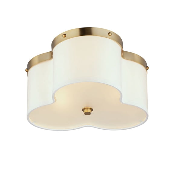 12243OFSBR Maxim Lighting Clover - 3 Light Flush Mount