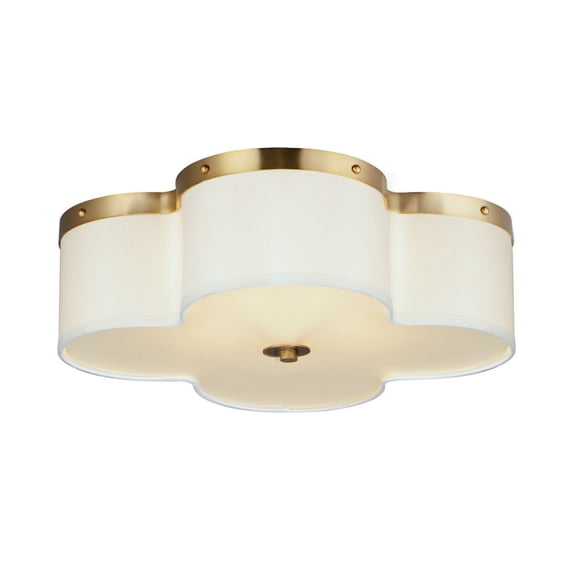 12244OFSBR Maxim Lighting Clover - 4 Light Flush Mount