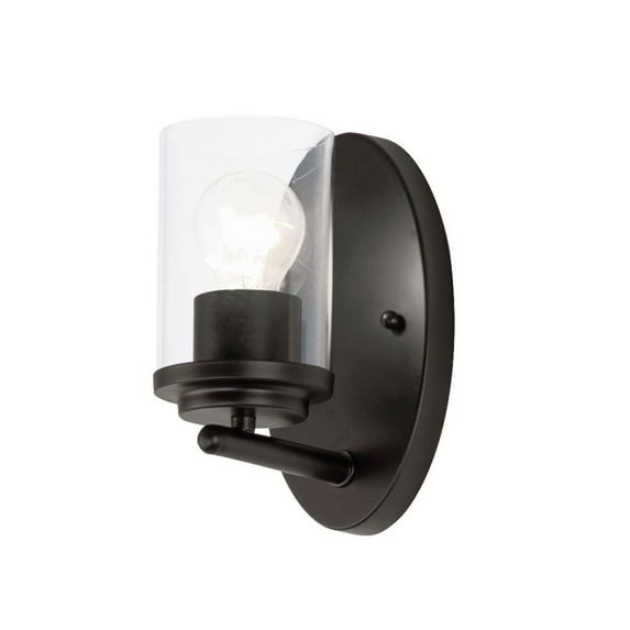 10211CLBK Maxim Lighting Corona - 1 Light Wall Sconce-Black Finish