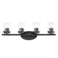 thumbnail image 1 of Corona 4 - Light Black Modern / Transitional Incandescent Glass And Steel Wall Sconce, 1 of 5