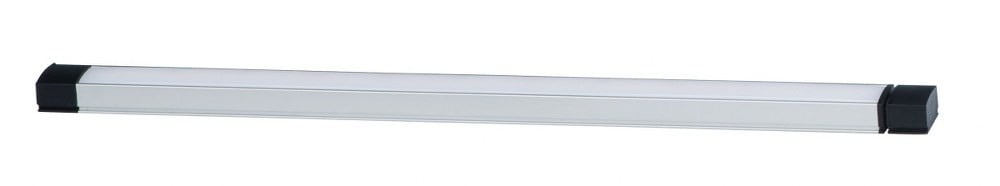 Brushed Aluminum LED Under Cabinet Light with Polycarbonate Shade