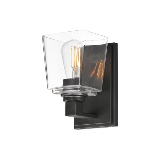 21381CLBK Maxim Lighting Cubos - 1 Light Wall Sconce-8.25 Inches Tall and 4.75 Inches Wide