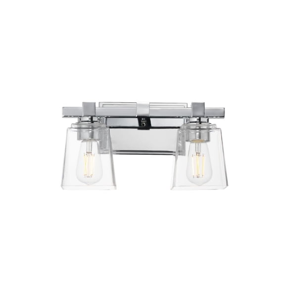21382CLPC Maxim Lighting Cubos - 2 Light Wall Sconce-8 Inches Tall and 14 Inches Wide-Polished Chrome Finish