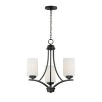 Maxim Lighting - Deven - 3 Light Mini Chandelier In Modern Style-20 Inches Tall