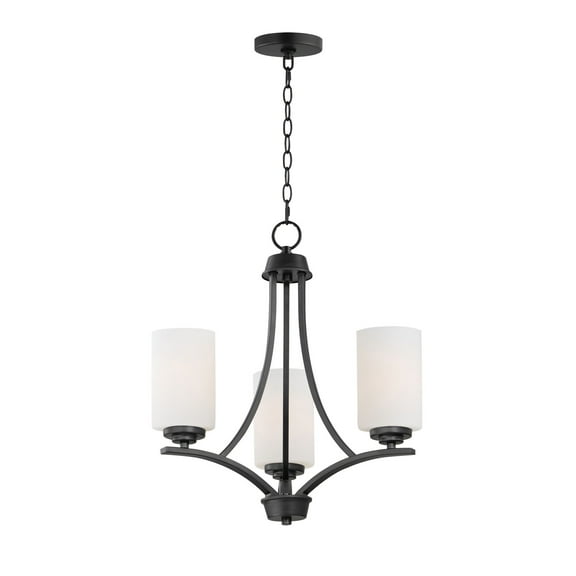Maxim Lighting - Deven - 3 Light Mini Chandelier In Modern Style-20 Inches Tall