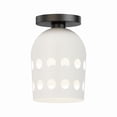 thumbnail image 1 of 21240WTBK-Maxim Lighting-Dottie - 1 Light Flush Mount-9.5 Inches Tall and 6.25 Inches Wide, 1 of 5