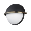thumbnail image 1 of 12418SWBKWBR Maxim Lighting Duke - 1 Light Wall Sconce-7.5 Inches Tall and 9.5 Inches Wide-Black/Weathered Brass Finish, 1 of 5