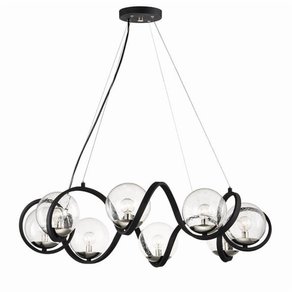 Maxim Lighting - Eight Light Pendant - Multi-Light Pendant - Curlicue-Eight