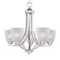 thumbnail image 1 of 11225FTSN Maxim Lighting Axis-Five Light Chandelier in Transitional style-24 Inches wide by 20.5 inches high-Satin Nickel Finish    -Traditional, 1 of 2