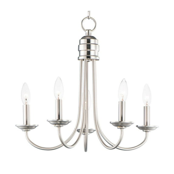Maxim Lighting - Multi-Light Pendant - Logan-5 Light Candle Chandelier in Modern