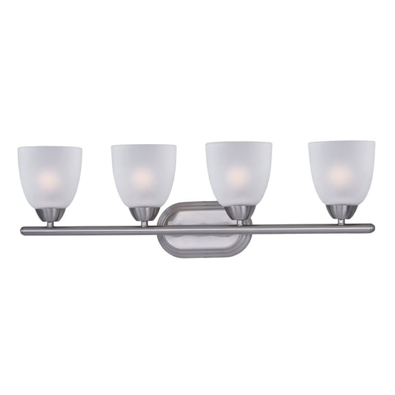 Maxim Lighting - Four Light Bath Vanity - Axis-4 Light Transitional Bath Vanity
