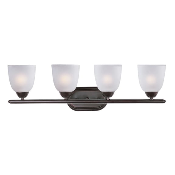 11314FTOI Maxim Lighting Axis-4 Light Transitional Bath Vanity in Transitional style-28.5 Inches wide by 8.5 inches high-Oil Rubbed Bronze Finish