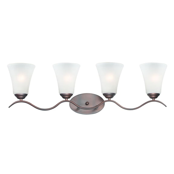 12084FTOI Maxim Lighting Vital-4 Light Bath Vanity-31.5 Inches wide by 9.5 inches high-Oil Rubbed Bronze Finish