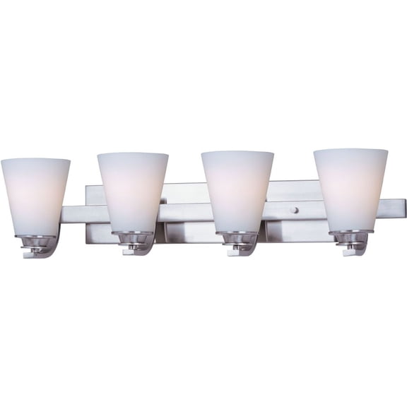 Maxim Lighting - Four Light Bath Vanity - Conical-4 Light Traditional Bath