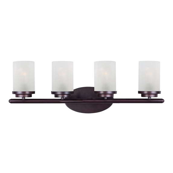 Maxim Lighting - Four Light Bath Vanity - Corona-4 Light Contemporary Bath