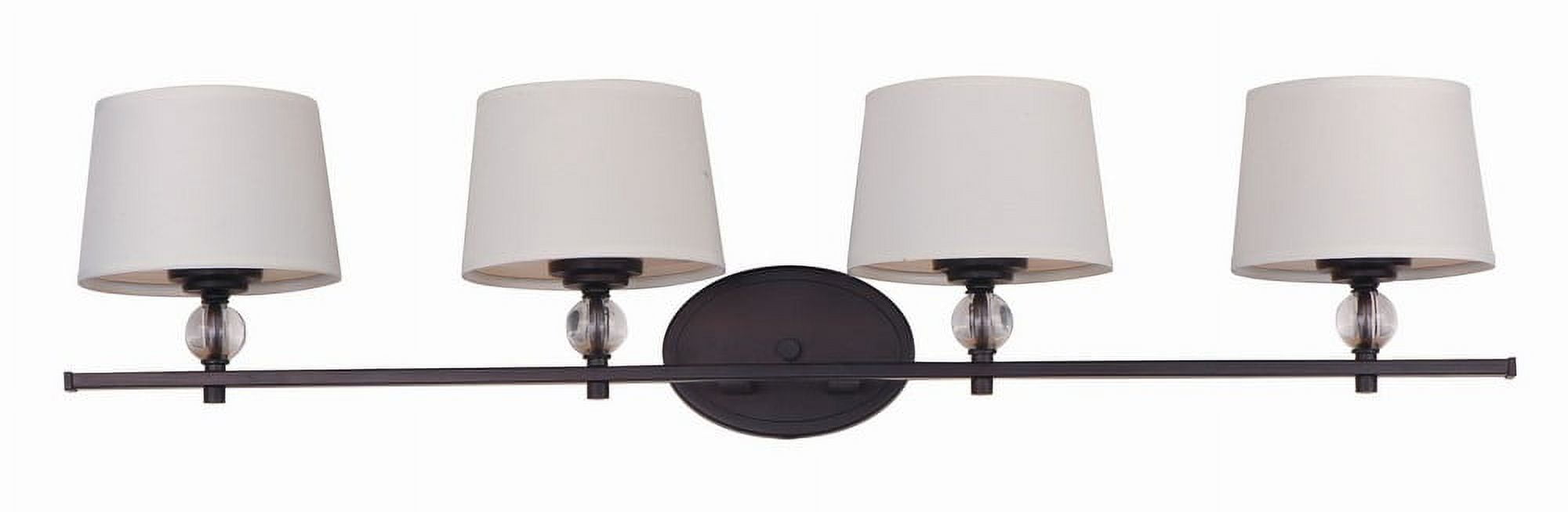 Maxim Lighting - Four Light Bath Vanity - Rondo-4 Light Transitional Bath Vanity