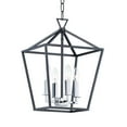 thumbnail image 1 of 25152TXBPN Maxim Lighting Abode-Four Light Chandelier-12 Inches wide by 18 inches high-Textured Black/Polished Nickel Finish    -Traditional, 1 of 5