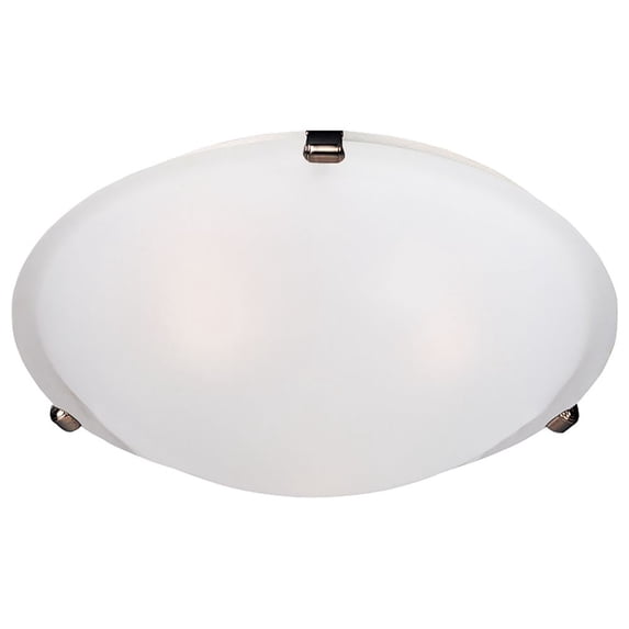 11060FTOI Maxim Lighting Malaga-4 Light Flush Mount in Transitional style-20 Inches wide by 6 inches high-Oil Rubbed Bronze Finish-Frosted Glass Color