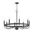 thumbnail image 1 of 14498BK Maxim Lighting Frankie - 8 Light Chandelier-22.25 Inches Tall and 29 Inches Wide-Black Finish, 1 of 5