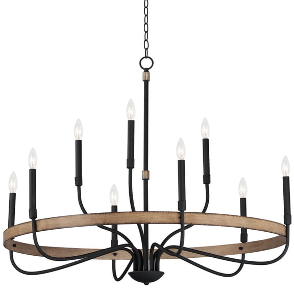 Maxim Lighting - Franklin - 9 Light Chandelier -Traditional Installation