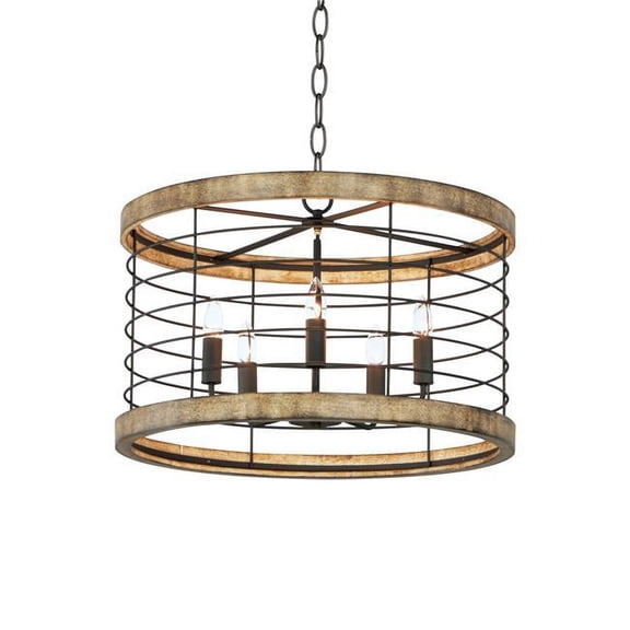 Maxim Lighting - Homestead - 5 Light Chandelier -Traditional Installation