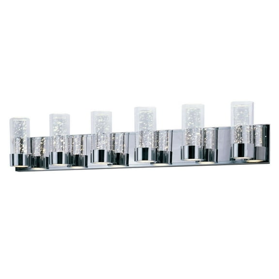 Maxim Lighting - LED Bath Vanity - Sync-12 Light Contemporary Bath Vanity in