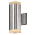 thumbnail image 1 of -12W 2 Led Outdoor Wall Sconce In Modern Style-3.5 Inches Wide By 10.25 Inches High-Brushed Aluminum Finish Maxim Lighting 86135Al, 1 of 2