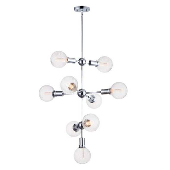 Maxim Lighting - LED Pendant - Molecule-31.5W 9 LED Entry Foyer Pendant-27