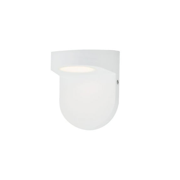 86198WT Maxim Lighting Ledge - 15W 1 LED Wall Sconce-6.25 Inches Tall and 4.25 Inches Wide-White Finish