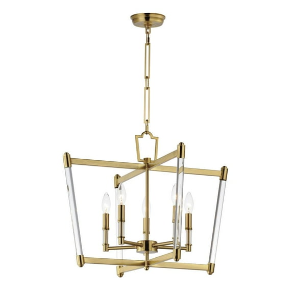 16103CLHR Maxim Lighting Lucent - 5 Light Chandelier In Traditional Style-18.25 Inches Tall and 23.25 Inches Wide     -Traditional Installation